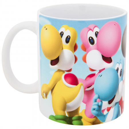 Super Mario Bros. Yoshi Colors 11 oz. Ceramic Mug